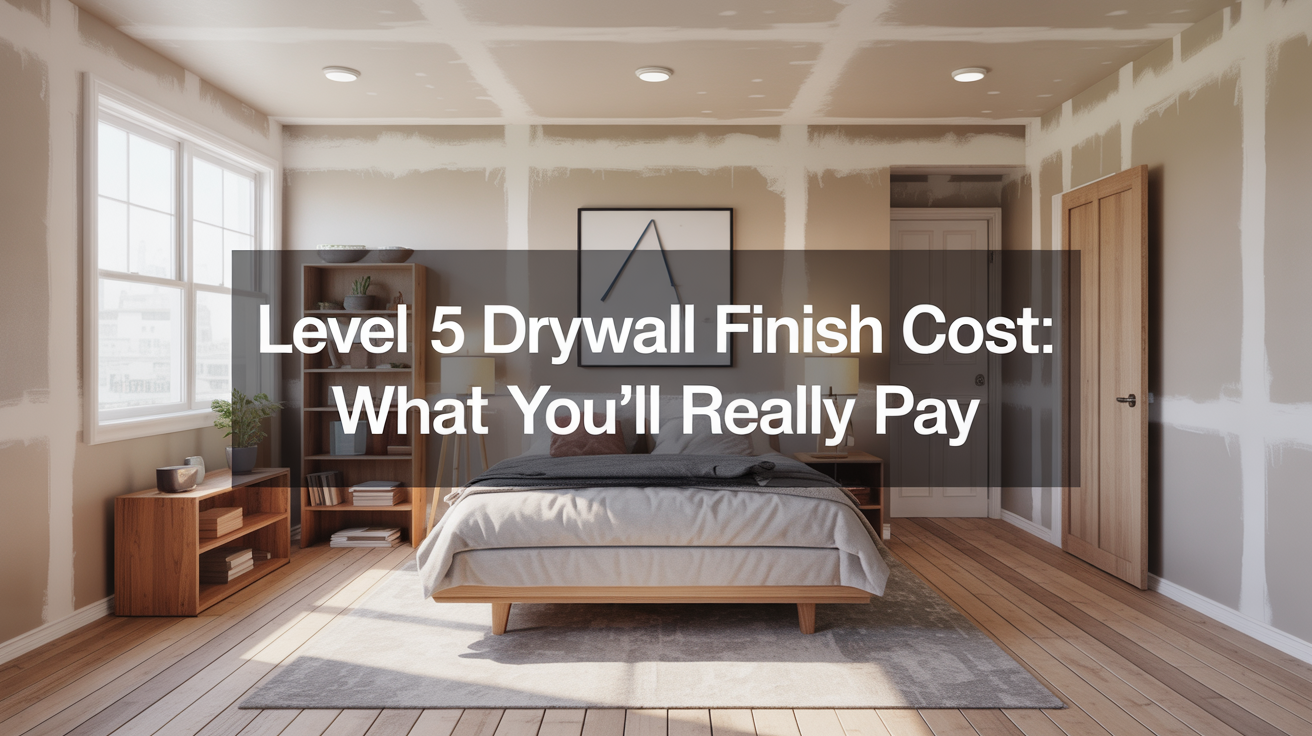 Level 5 Drywall Finish Cost