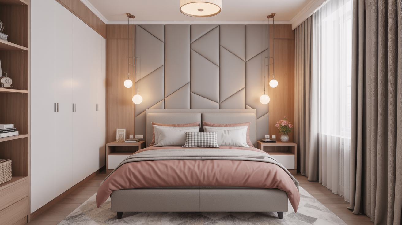 Fabric or Upholstered Accent Wall