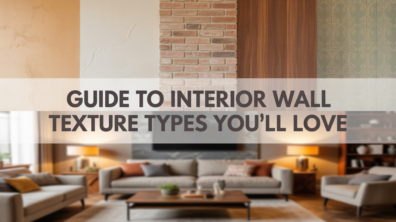 Guide to Interior Wall Texture Types You’ll Love