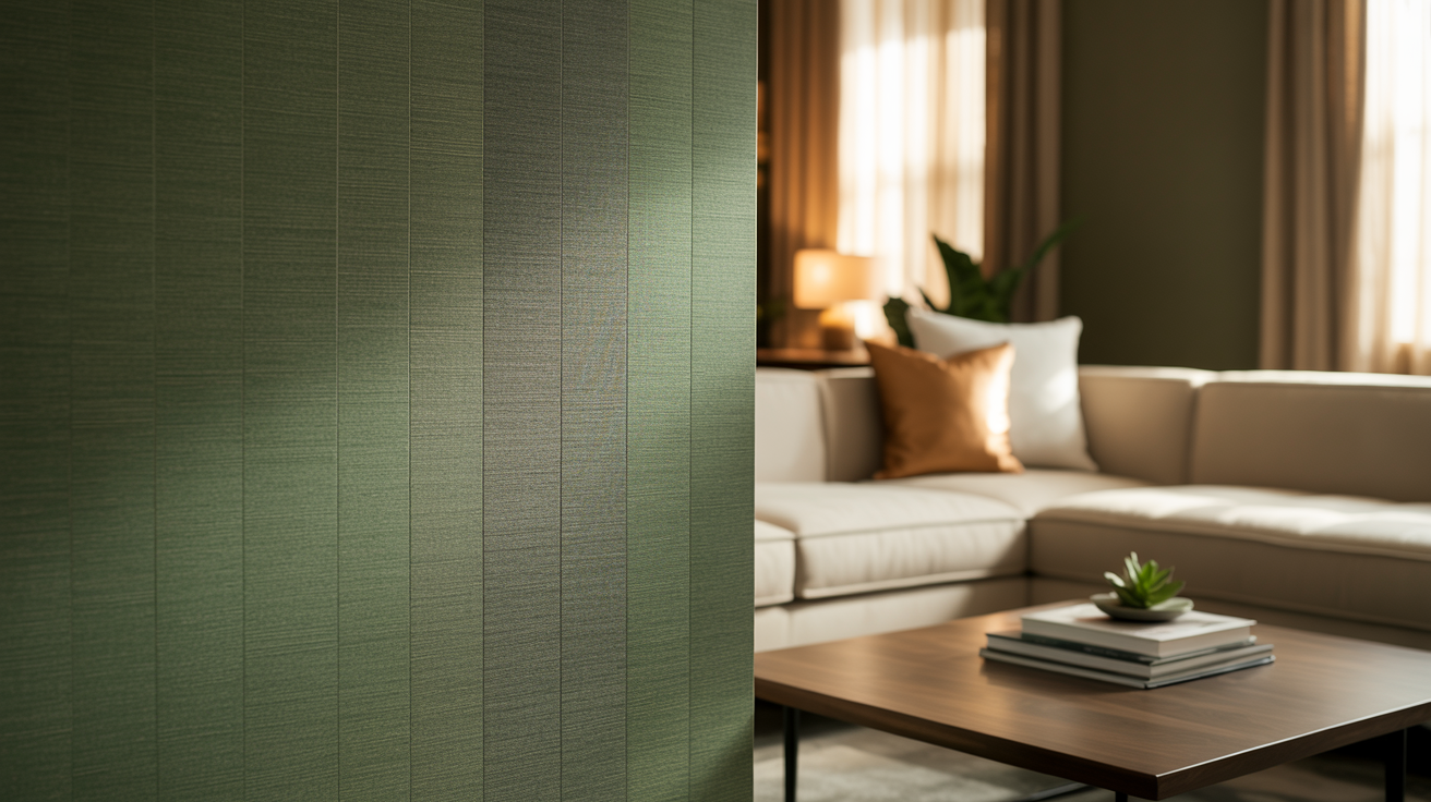 Wallpaper or Grasscloth Accent Wall