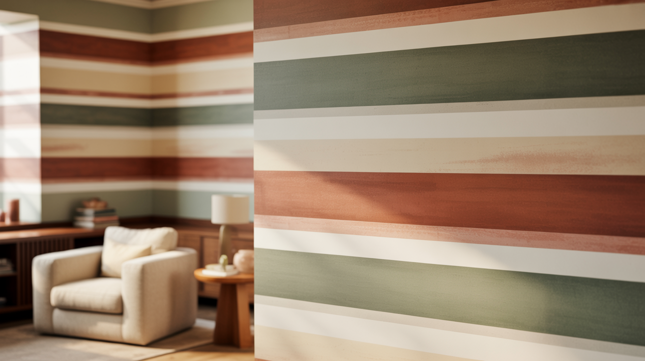 Horizontal Color Band Stripes