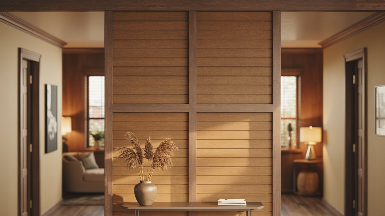 4. Wood Paneling or Shiplap