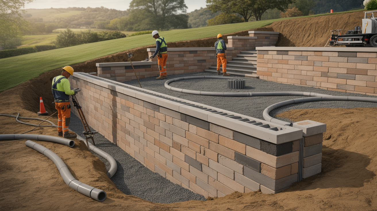 Step 5: Drainage Installation