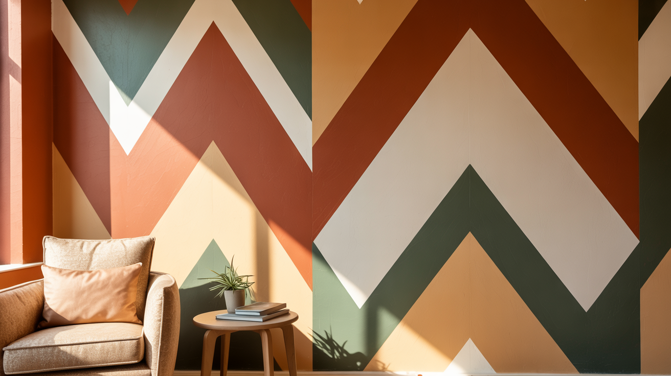 How to Paint a Geometric Accent Wall