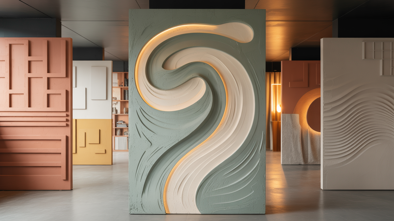 Minimalist Abstract Swirl Art