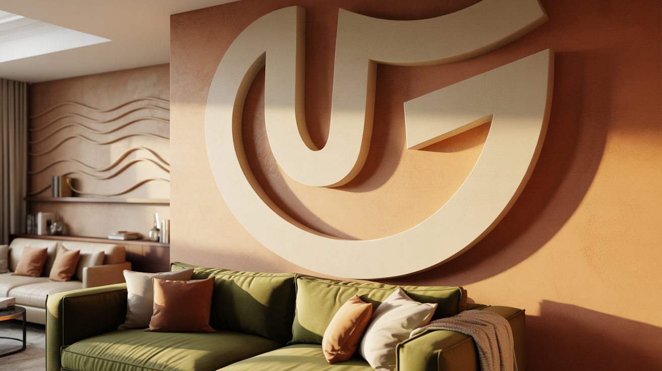 Oversized Statement Drywall Art