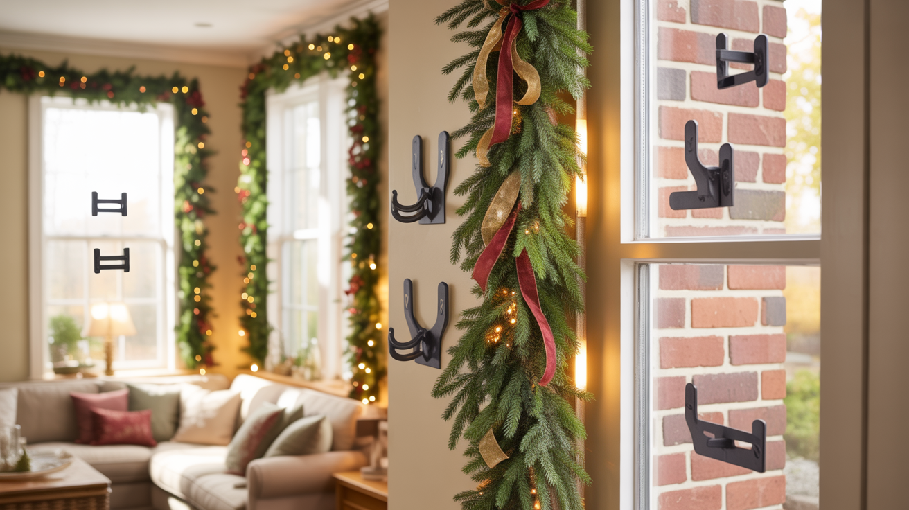 Gutter Hooks and Brick Clips (For Outdoor Garland)