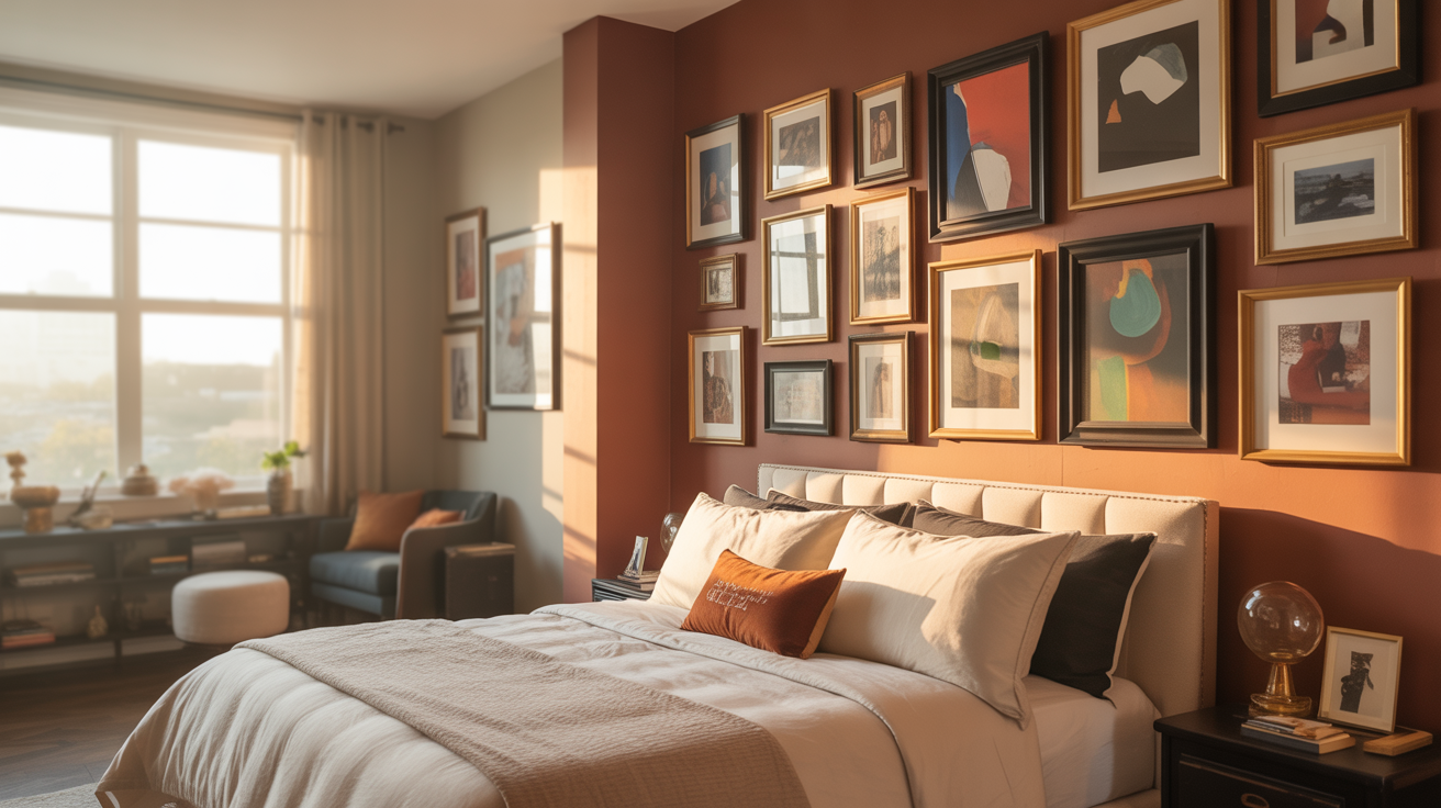 Gallery or Art-Focused Accent Wall