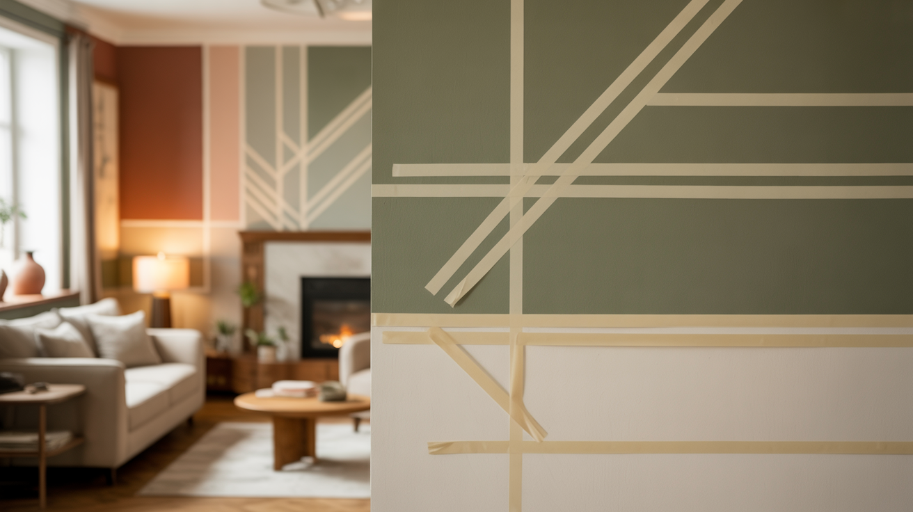 Half-Wall Tape Divider