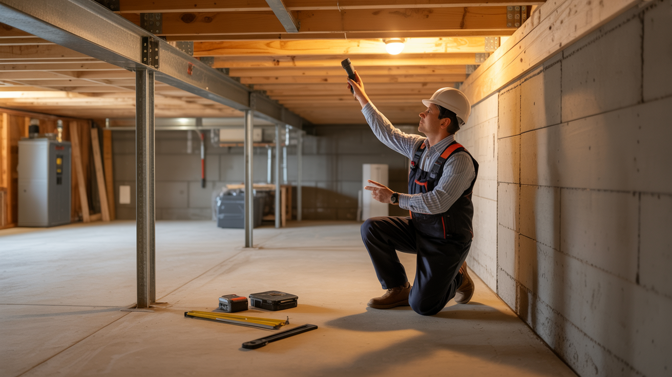 Step 3: Inspect from the Basement or Crawlspace