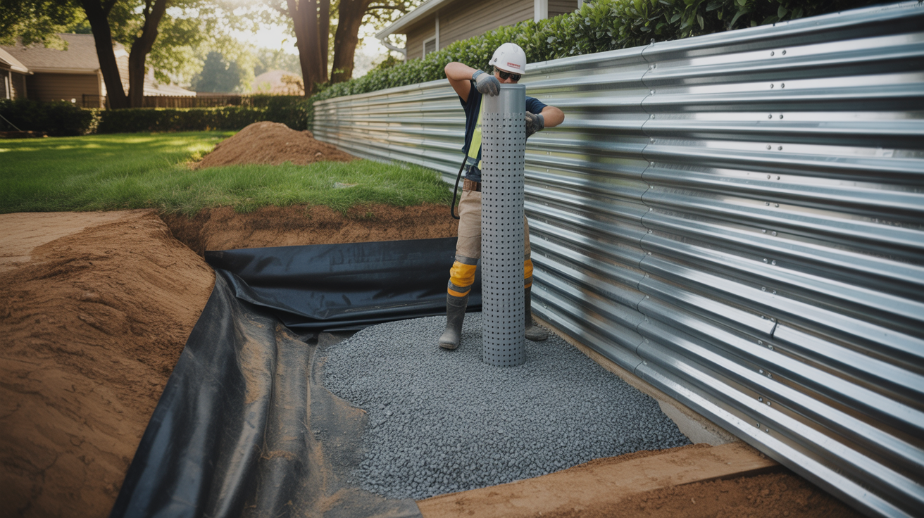 Step 5: Install Drainage System