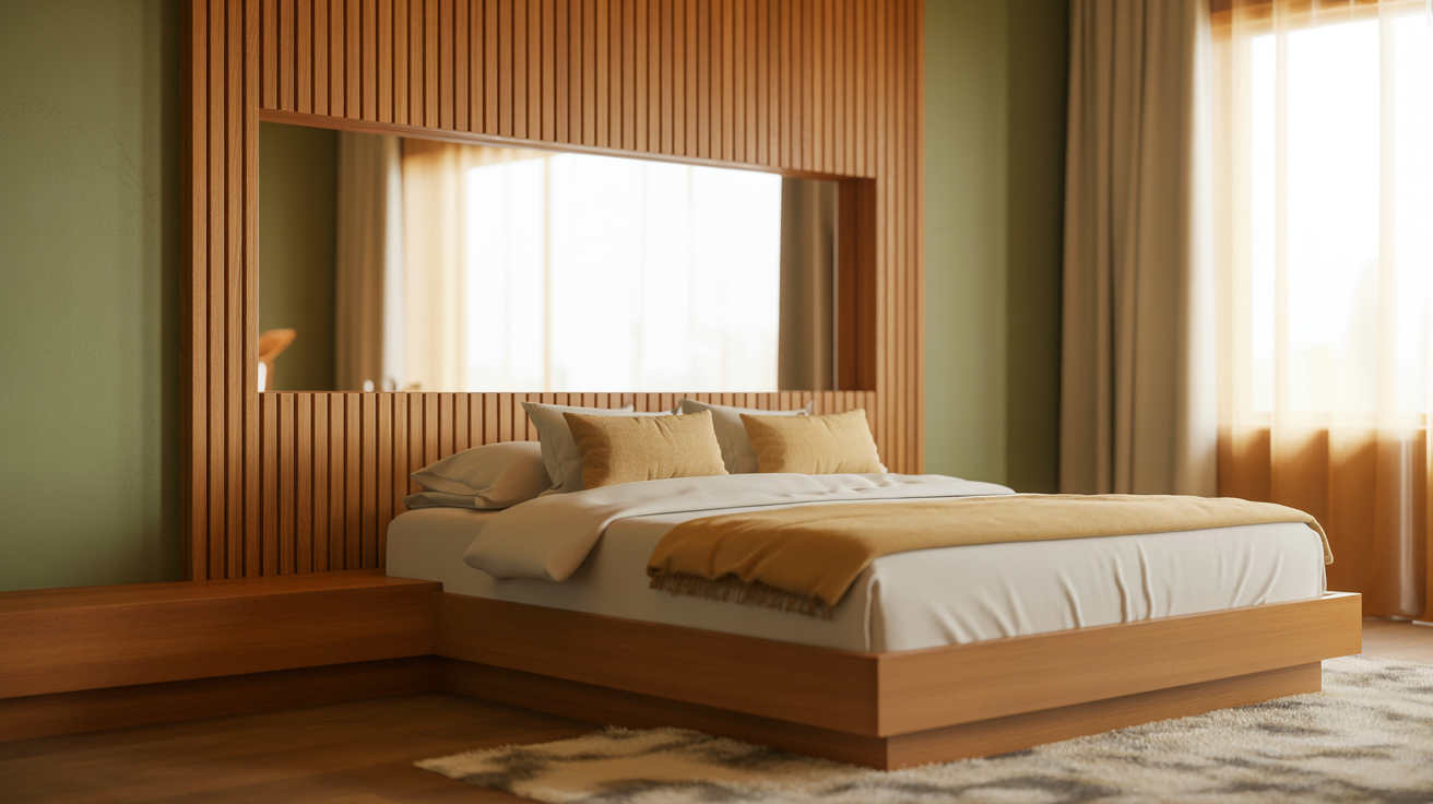 Wood Slat Accent Wall