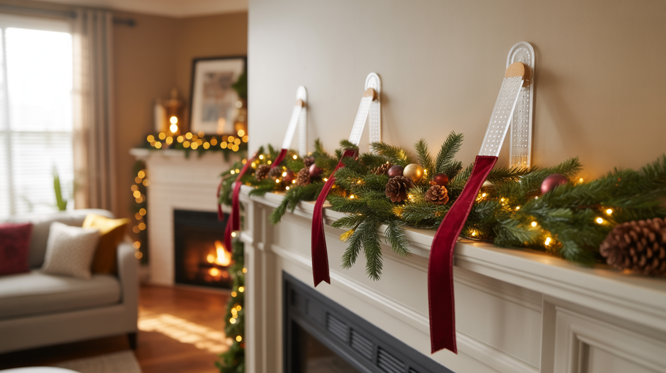 Command Hooks Method (Best for Heavy Garland)