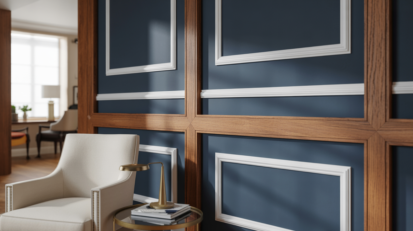 5. Photo Frame Molding Wall