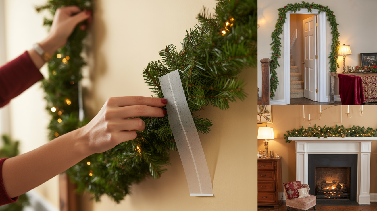 Clear Tape for Lightweight Garland
