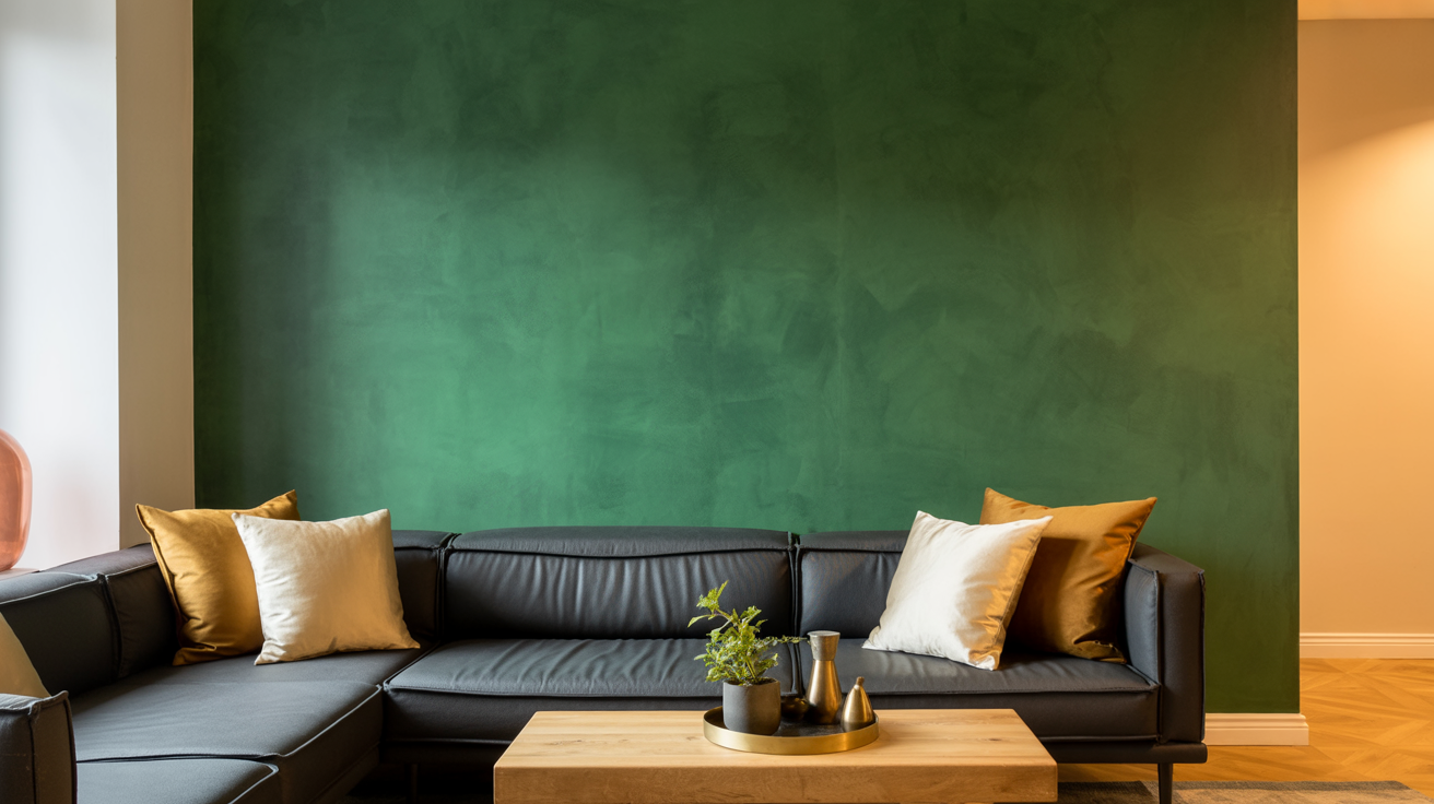 Hunter Green Accent Wall