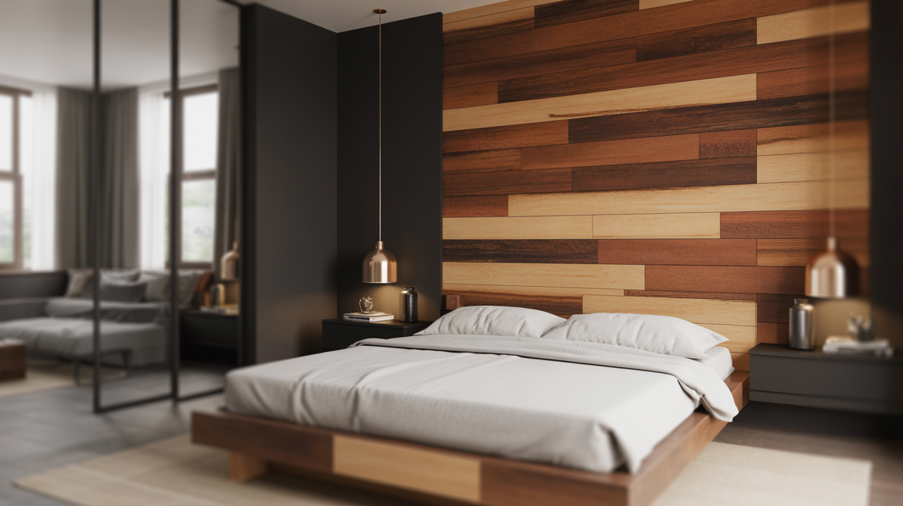 Minimalist Black or Bold Color Wall